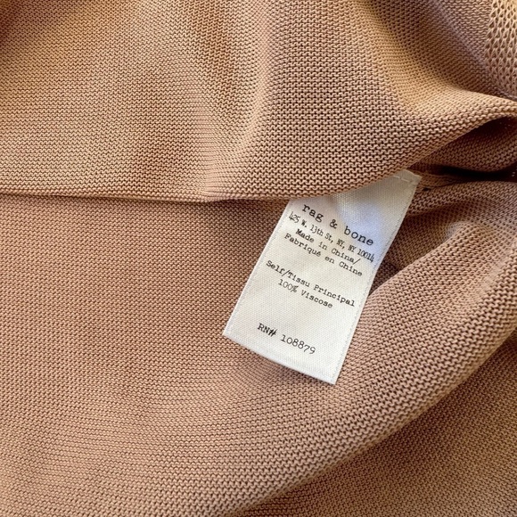 Rag & Bone Yvette V Neck Drop Shoulder Light Viscose Tunic Sweater Medium - Picture 8 of 11